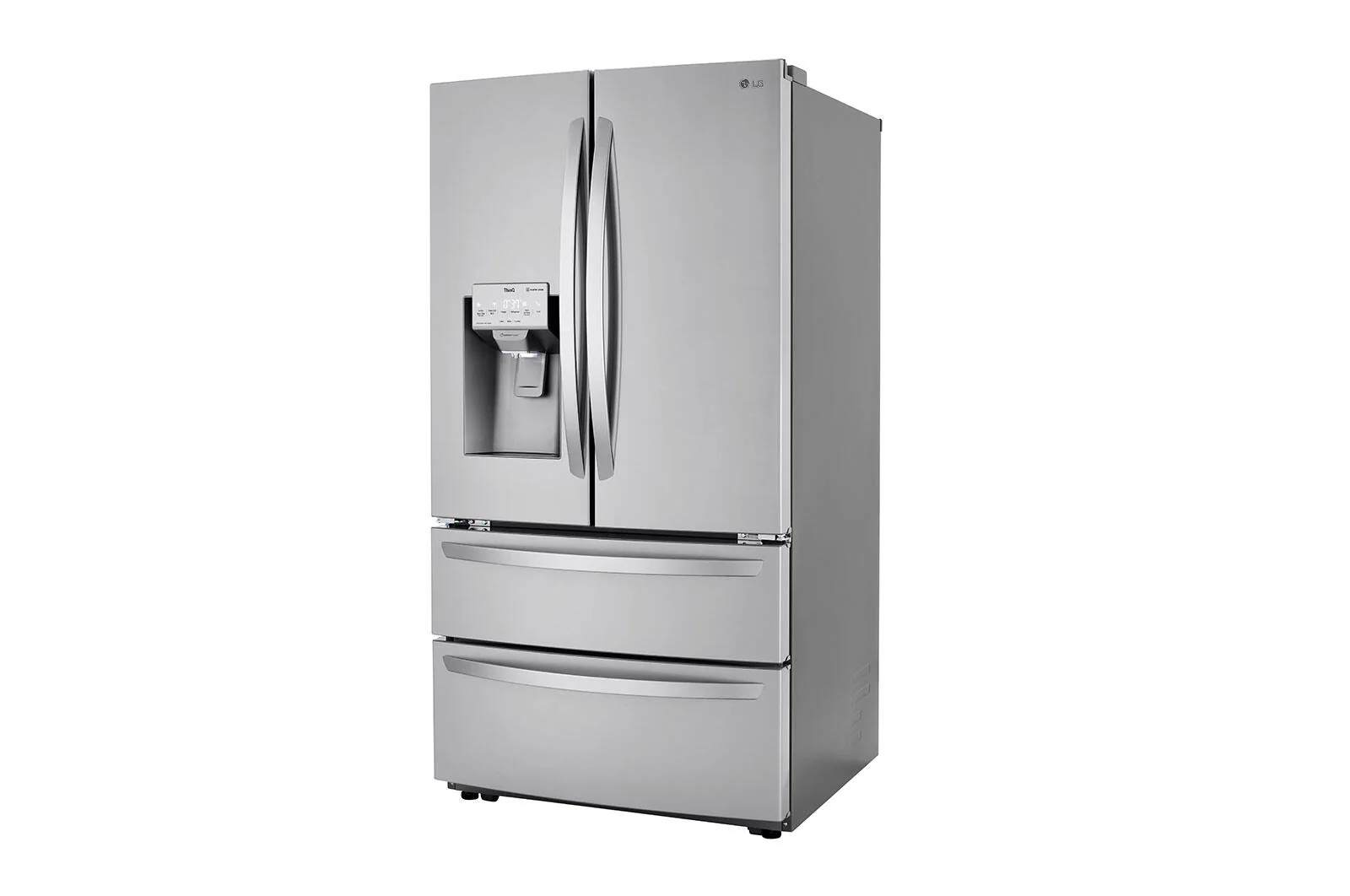 Lg LMXC22626S 22 Cu Ft. Smart Counter Depth Double Freezer Refrigerator - Image 3
