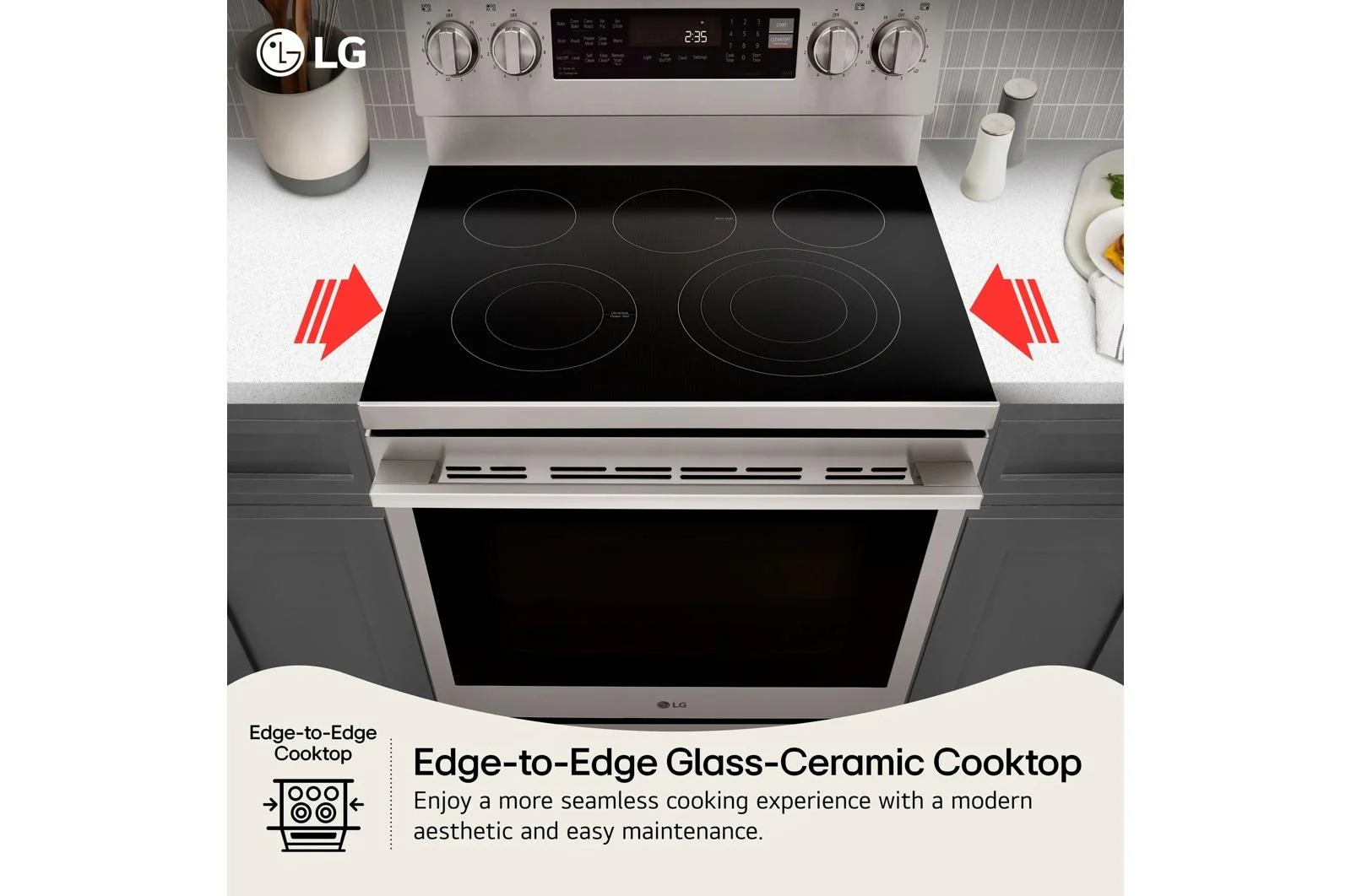 Lg LREN6325ZE 6.3 Cu. Ft. Smart Wi-Fi Enabled Probake Convection® Electric Range With Air Fry & Easyclean® - Image 7