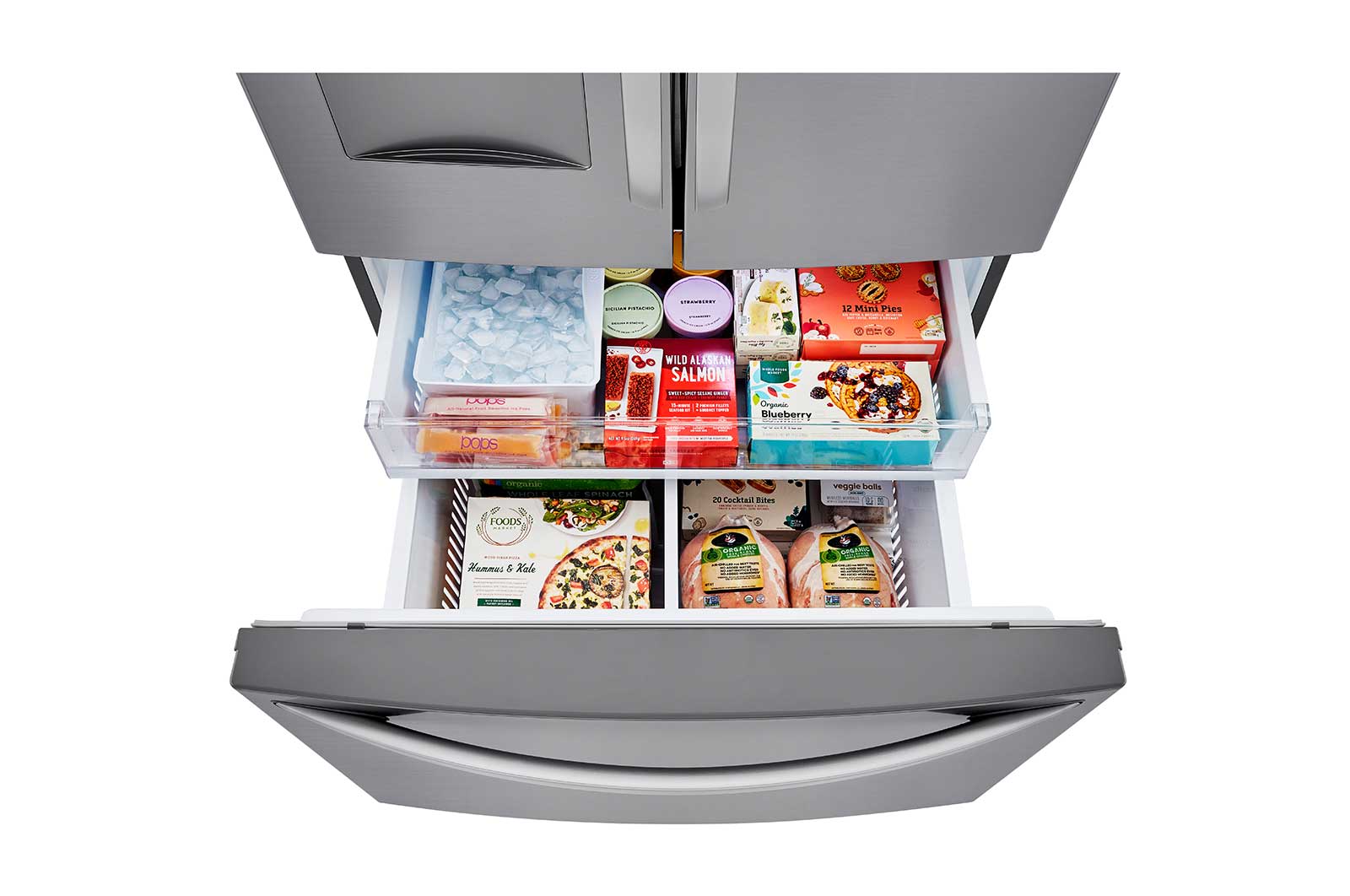 Lg LRFWS2906V 29 Cu Ft. French Door Refrigerator With Slim Design Water Dispenser - Image 9