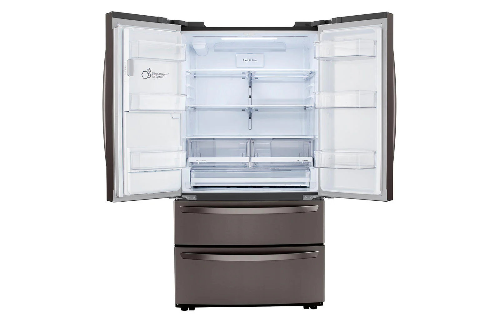Lg LRMXS2806D 28 Cu Ft. Smart Double Freezer Refrigerator With Craft Ice™ - Image 4