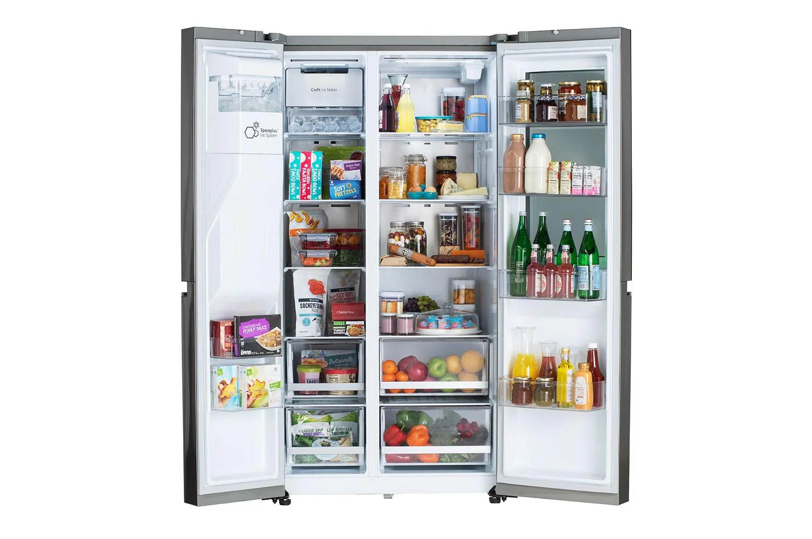 Lg LRSOC2306S 23 Cu. Ft. Smart Side-By-Side Counter-Depth Instaview® Refrigerator With Craft Ice™ - Image 3