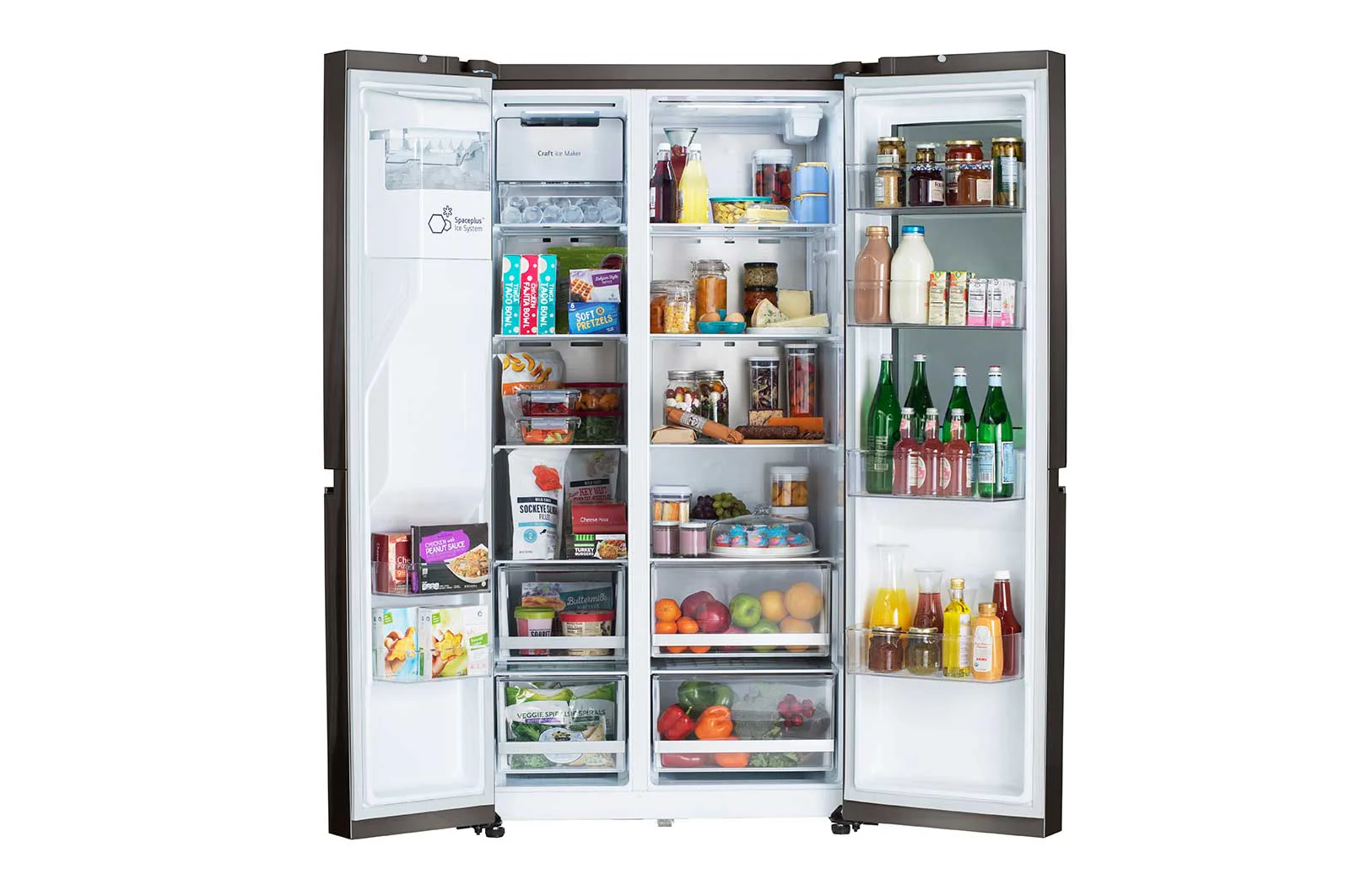 Lg LRSOS2706D 27 Cu. Ft. Side-By-Side Instaview™ Refrigerator - Image 3