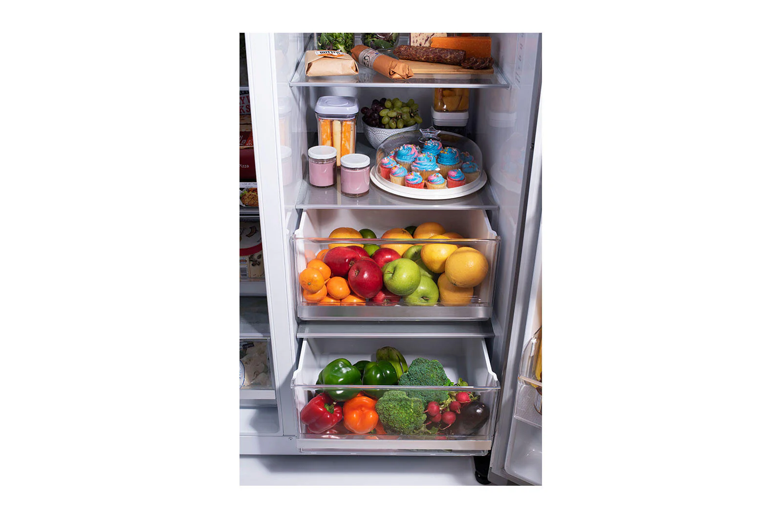 Lg LRSOS2706S 27 Cu. Ft. Side-By-Side Instaview™ Refrigerator - Image 10