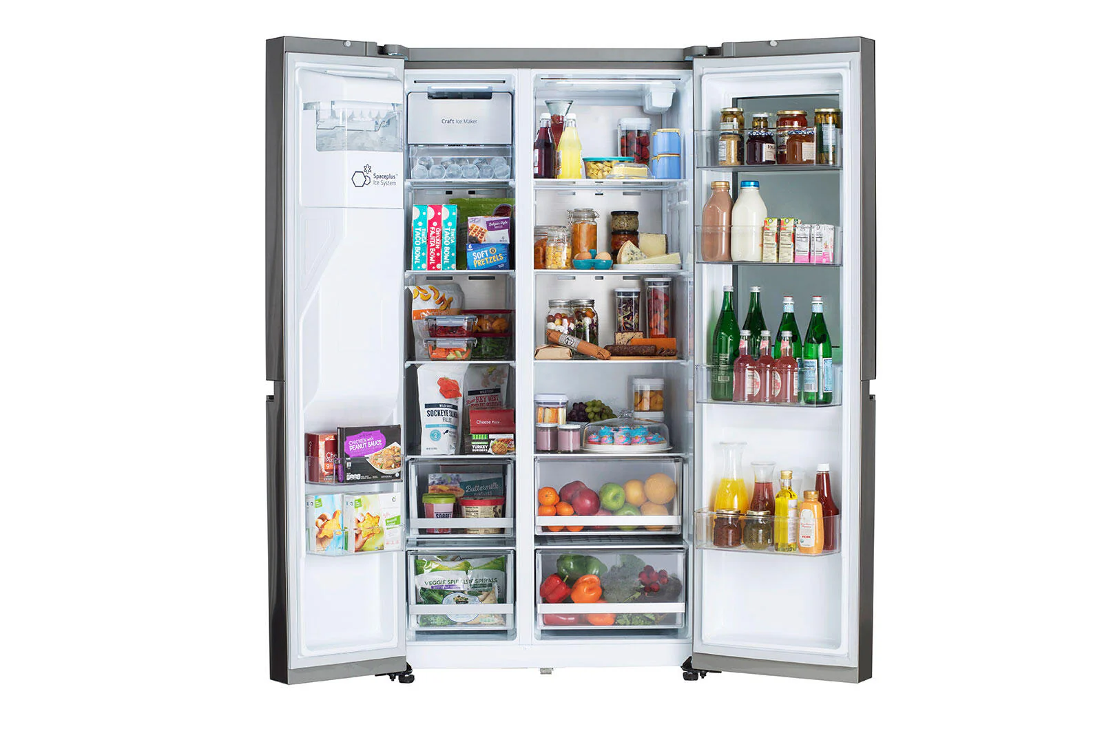 Lg LRSOS2706S 27 Cu. Ft. Side-By-Side Instaview™ Refrigerator - Image 6
