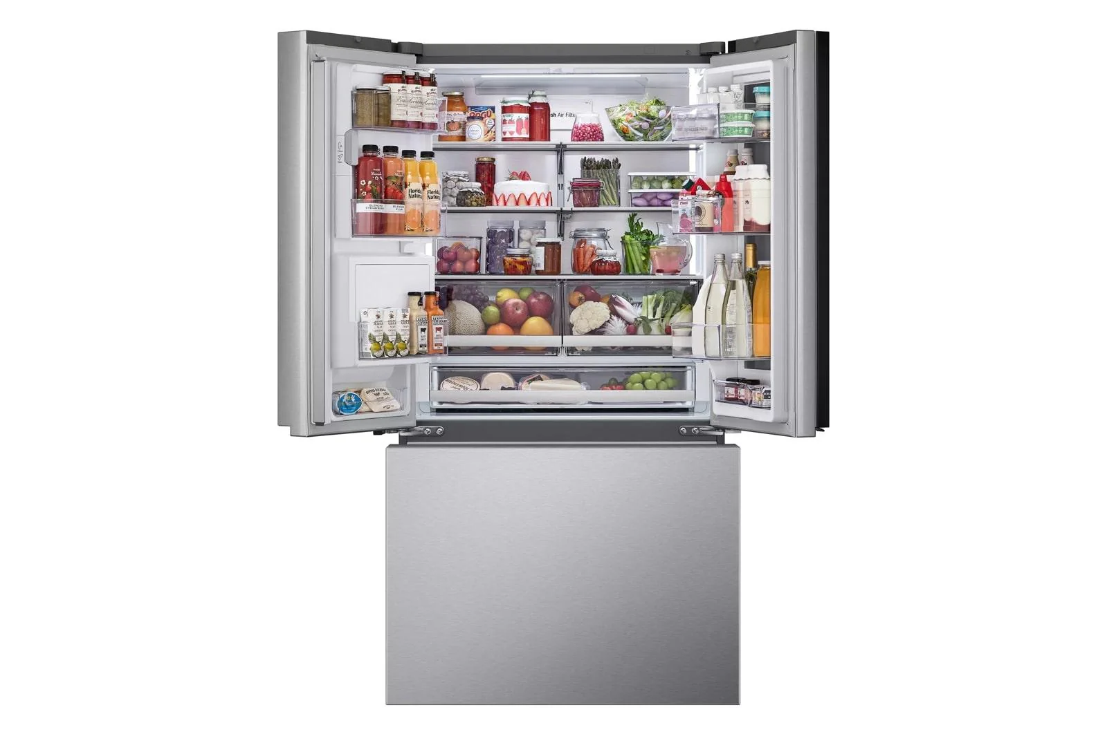 Lg LRYKS3106S 31 Cu. Ft. Smart Standard-Depth Max™ French Door Refrigerator With Four Types Of Ice And Mirror Instaview® - Image 5