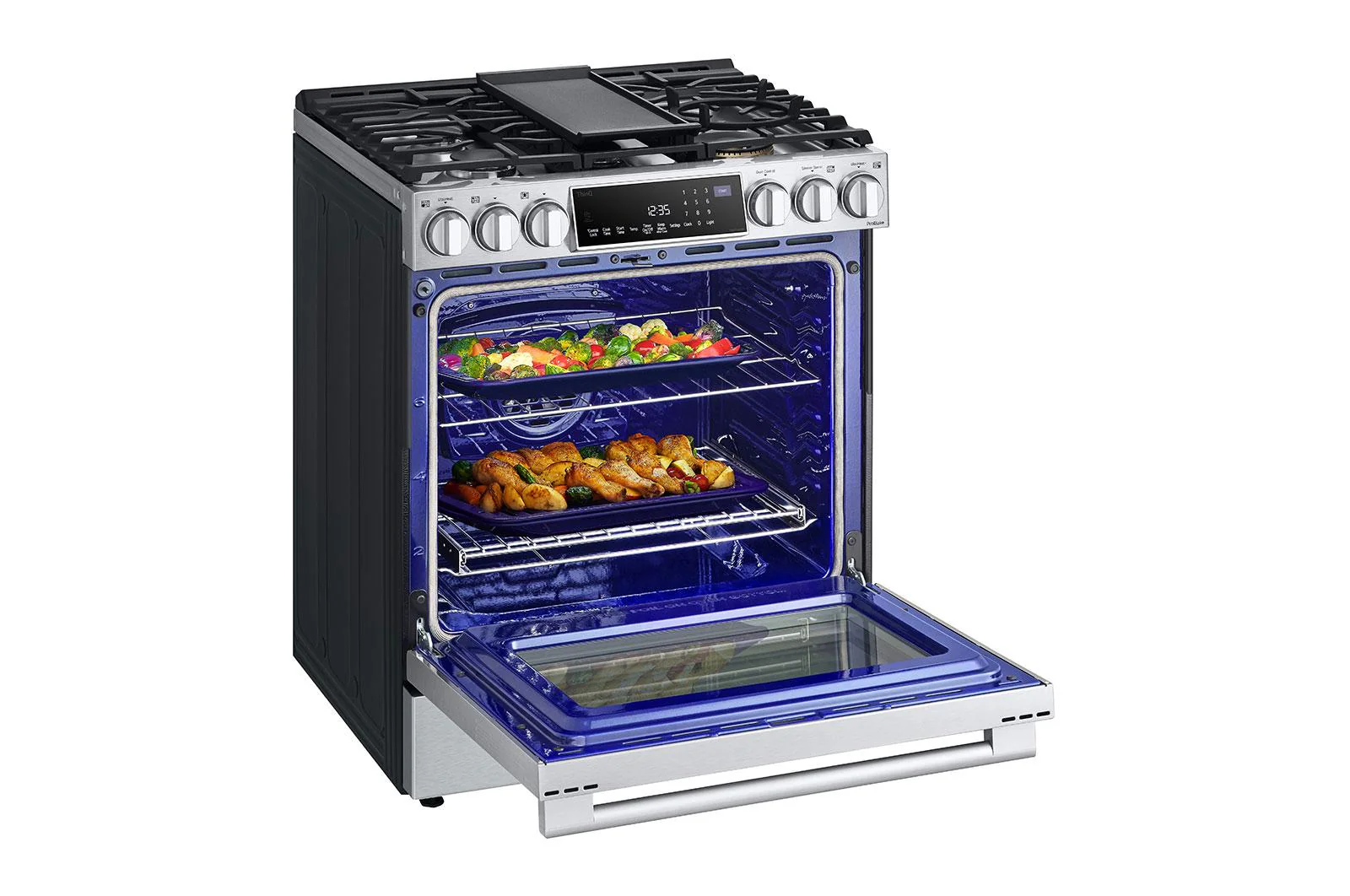 Lg LSDS6338F 6.3 Cu. Ft. Smart Wi-Fi Dual Fuel Slide-In Range With Probake Convection® And Easyclean® - Image 7