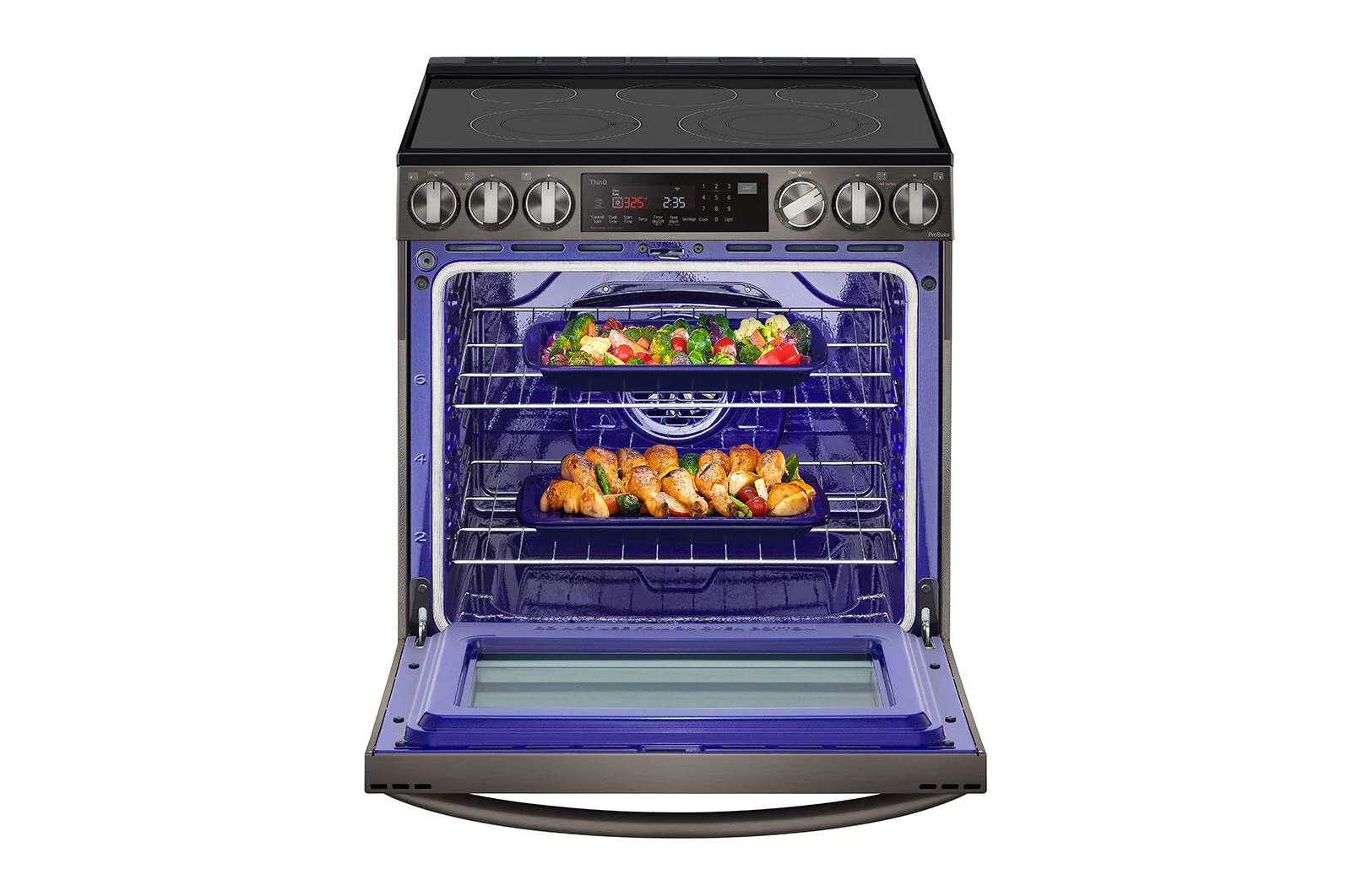 Lg LSEL6335D 6.3 Cu Ft. Smart Wi-Fi Enabled Probake Convection® Instaview® Electric Slide-In Range With Air Fry - Image 6