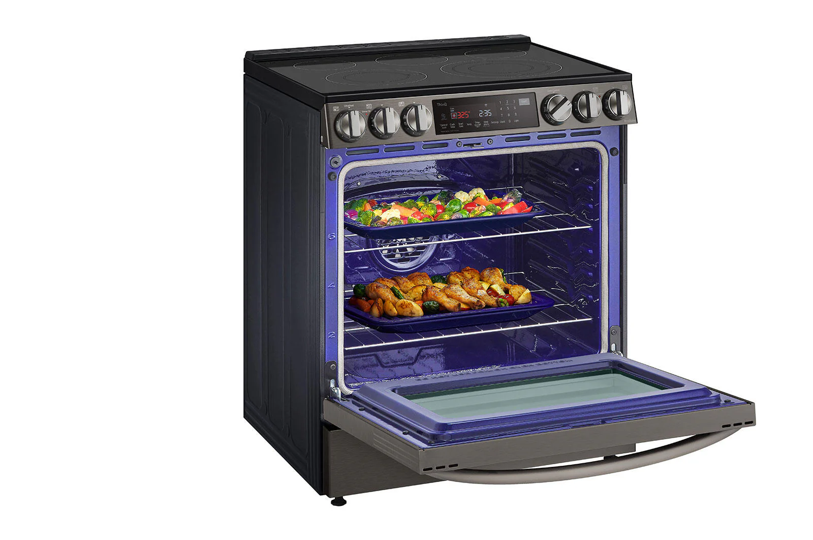 Lg LSEL6335D 6.3 Cu Ft. Smart Wi-Fi Enabled Probake Convection® Instaview® Electric Slide-In Range With Air Fry - Image 7