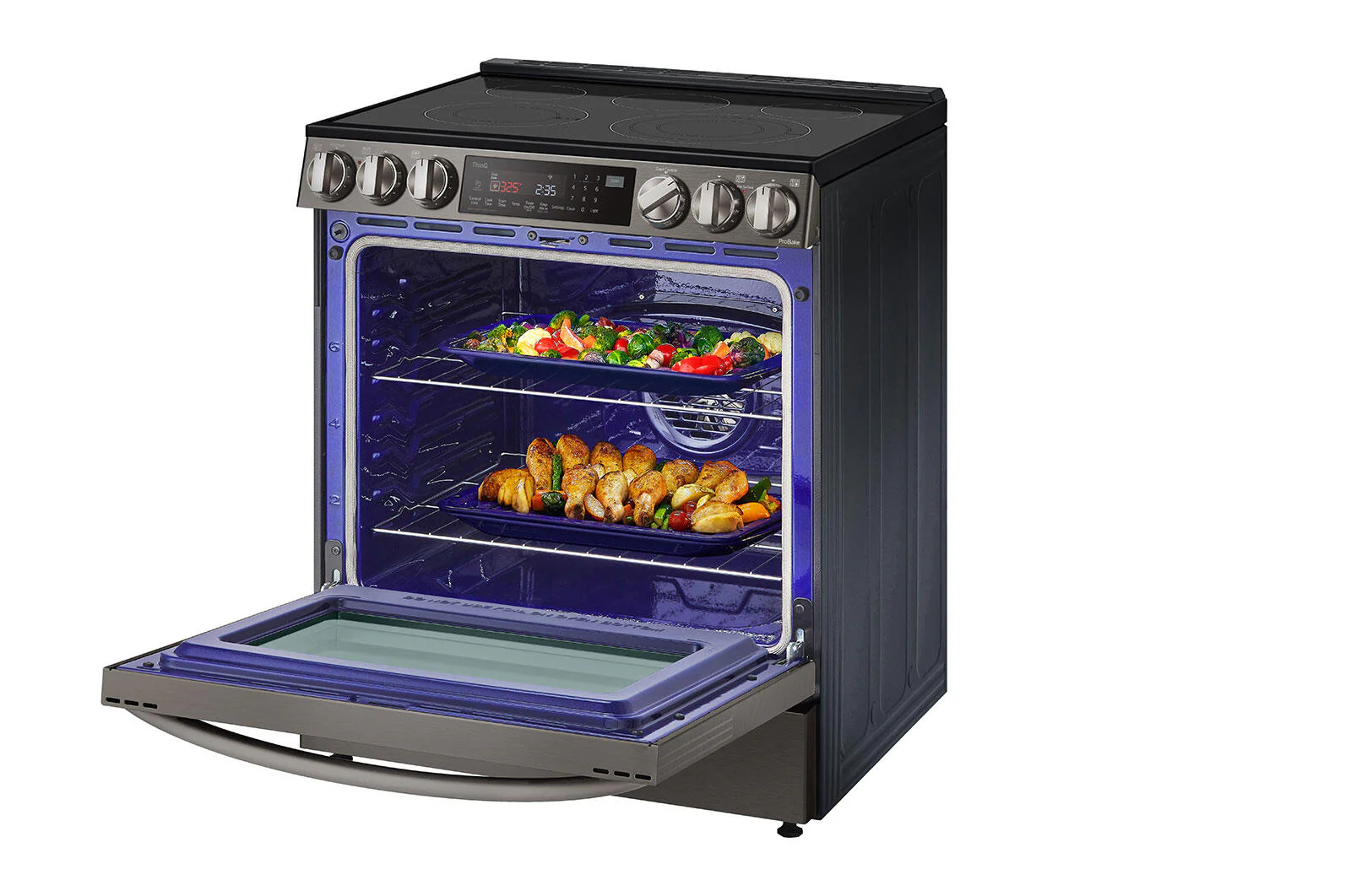 Lg LSEL6335D 6.3 Cu Ft. Smart Wi-Fi Enabled Probake Convection® Instaview® Electric Slide-In Range With Air Fry - Image 8