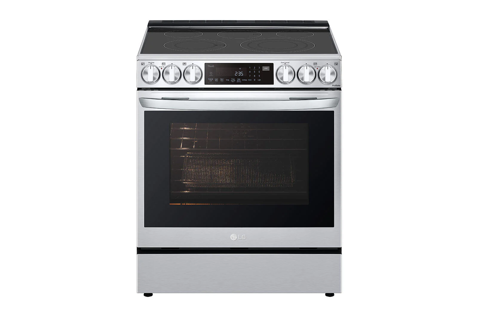 Lg LSEL6335F 6.3 Cu Ft. Smart Wi-Fi Enabled Probake Convection® Instaview® Electric Slide-In Range With Air Fry - Image 4