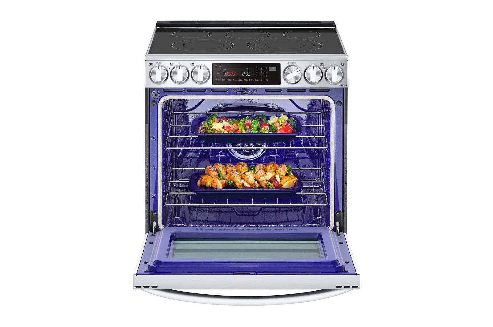 Lg LSEL6335F 6.3 Cu Ft. Smart Wi-Fi Enabled Probake Convection® Instaview® Electric Slide-In Range With Air Fry - Image 6