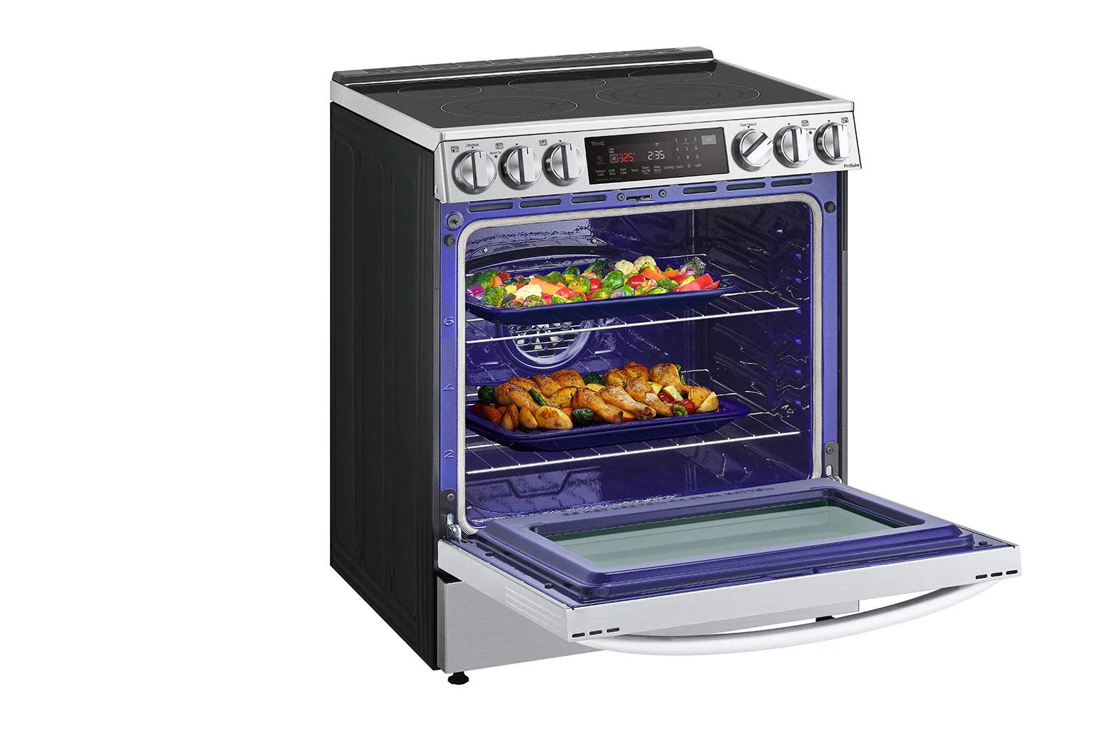 Lg LSEL6335F 6.3 Cu Ft. Smart Wi-Fi Enabled Probake Convection® Instaview® Electric Slide-In Range With Air Fry - Image 7