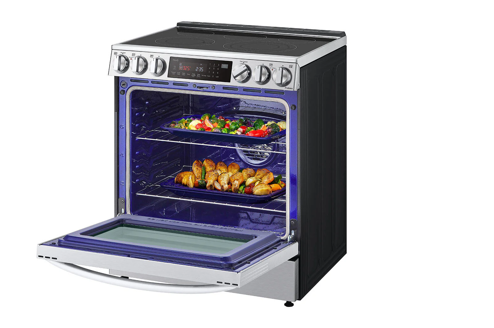 Lg LSEL6335F 6.3 Cu Ft. Smart Wi-Fi Enabled Probake Convection® Instaview® Electric Slide-In Range With Air Fry - Image 8