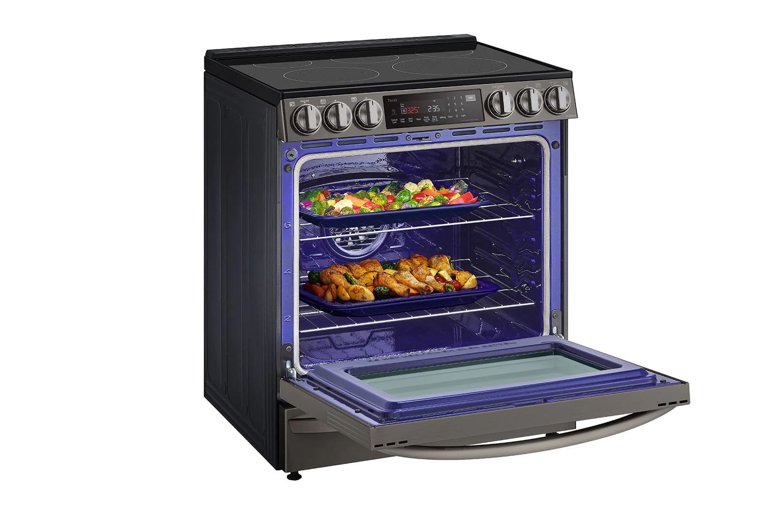Lg LSEL6337D 6.3 Cu Ft. Smart Wi-Fi Enabled Probake Convection® Instaview® Electric Slide-In Range With Air Fry - Image 7