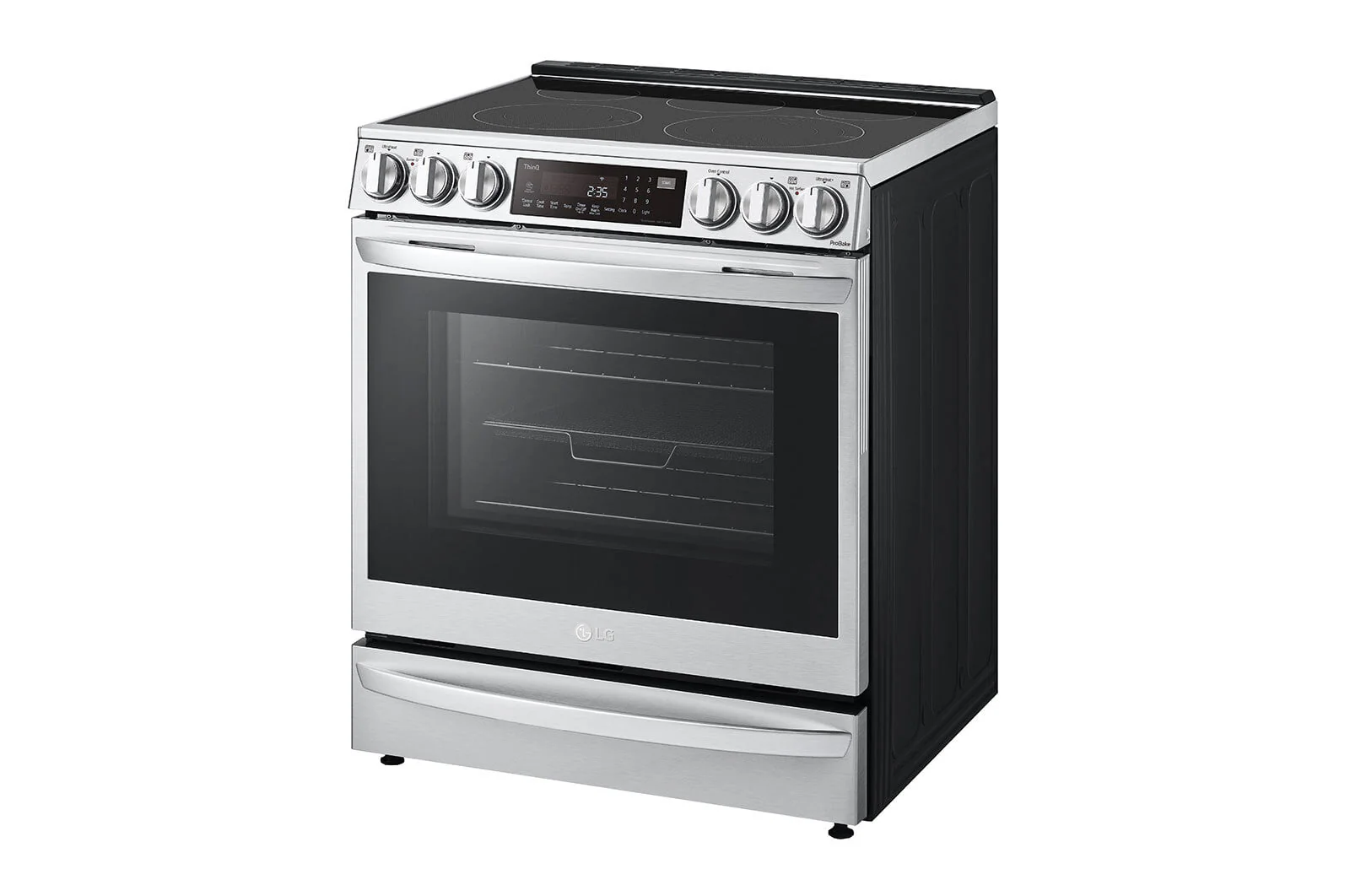 Lg LSEL6337F 6.3 Cu Ft. Smart Wi-Fi Enabled Probake Convection® Instaview® Electric Slide-In Range With Air Fry - Image 3
