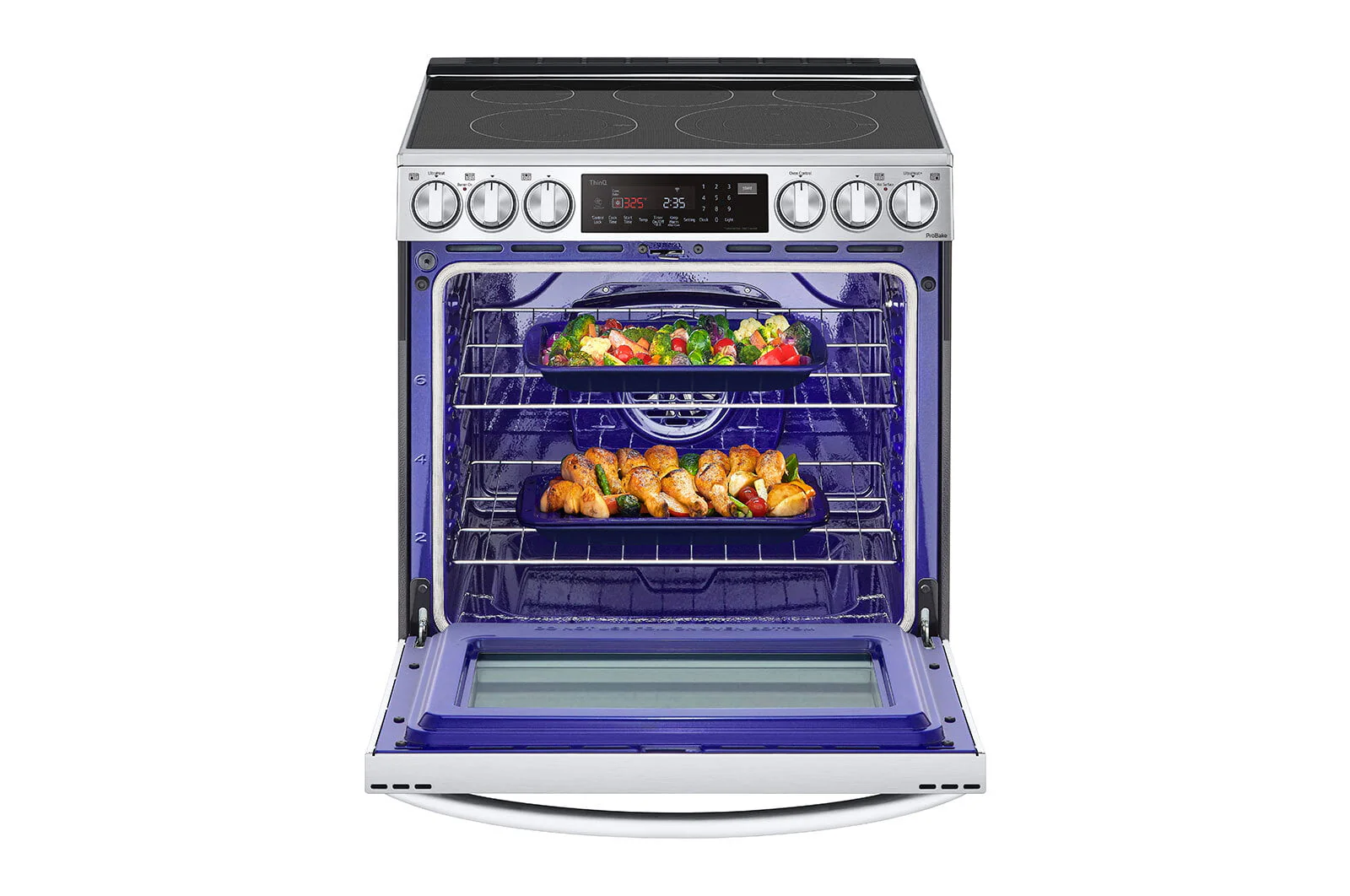 Lg LSEL6337F 6.3 Cu Ft. Smart Wi-Fi Enabled Probake Convection® Instaview® Electric Slide-In Range With Air Fry - Image 6