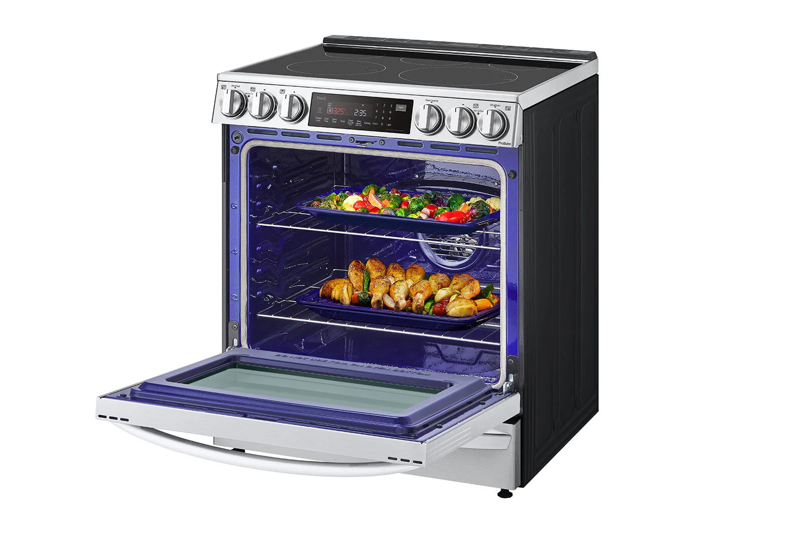 Lg LSEL6337F 6.3 Cu Ft. Smart Wi-Fi Enabled Probake Convection® Instaview® Electric Slide-In Range With Air Fry - Image 8