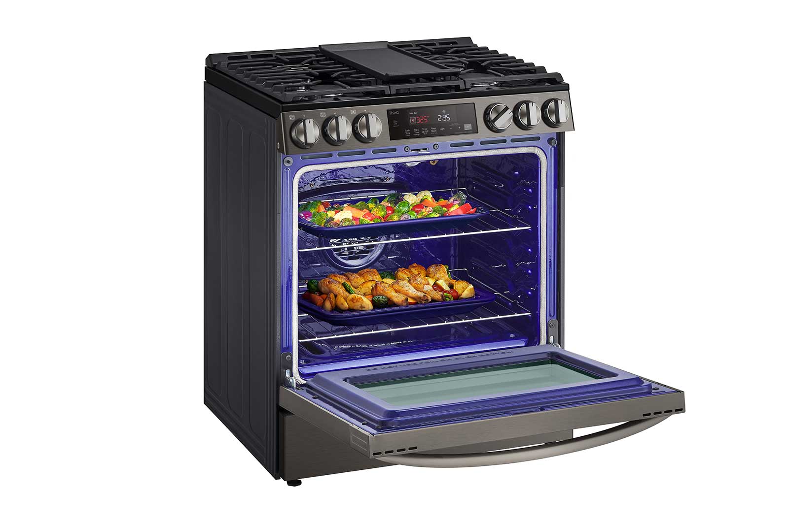 Lg LSGL5833D 5.8 Cu Ft. Smart Wi-Fi Enabled Fan Convection Gas Slide-In Range With Air Fry & Easyclean® - Image 9