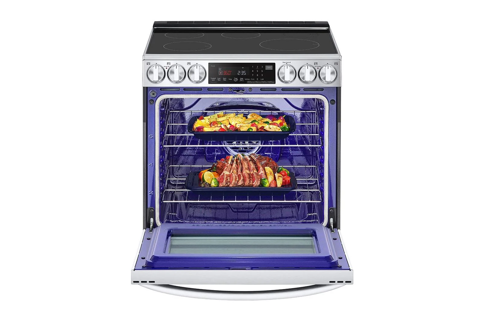 Lg LSIL6336F 6.3 Cu. Ft. Smart Induction Slide-In Range With Instaview®, Probake Convection®, Air Fry, And Air Sous Vide - Image 5