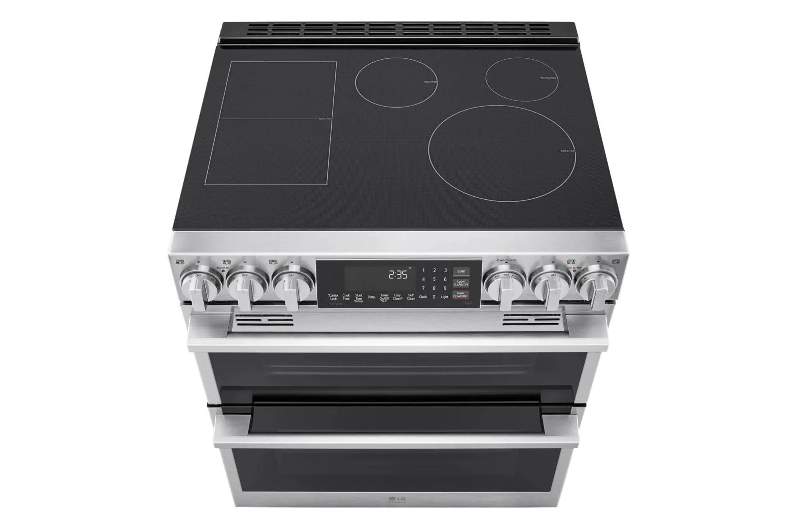 Lg LTIS7338XE Lg Studio 7.3 Cu. Ft. Double Oven Induction Slide-In Range With Probake® Convection And Air Fry - Image 12