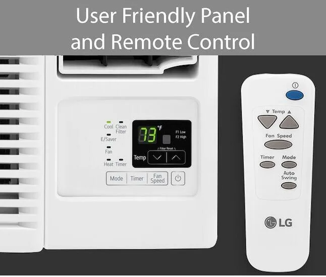 Lg LW2423HR 23,000 Btu Window Air Conditioner, Cooling & Heating - Image 2