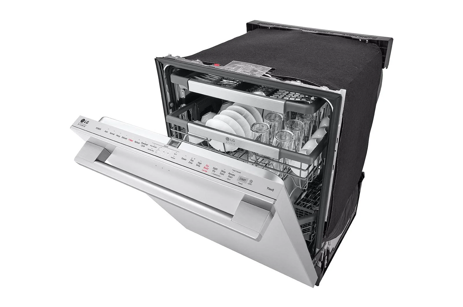 Lg SDWB24S3 Lg Studio Smart Top Control Dishwasher With 1-Hour Wash & Dry, Quadwash® Pro, Truesteam® And Dynamic Heat Dry™ - Image 9