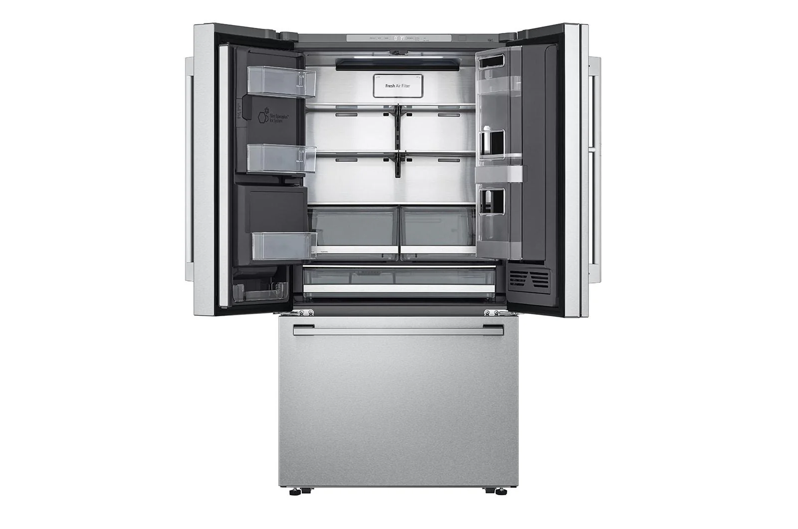 Lg SRFVC2416S Lg Studio 24 Cu. Ft. Smart Instaview® Door-In-Door® Large Capacity Counter-Depth Refrigerator With Craft Ice™ Maker - Image 4