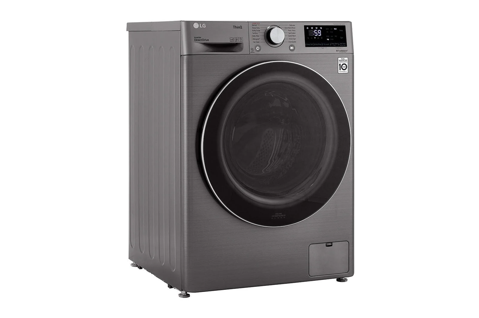 Lg WM1455HVA 2.4 Cu.Ft. Smart Wi-Fi Enabled Compact Front Load Washer With Built-In Intelligence - Image 3
