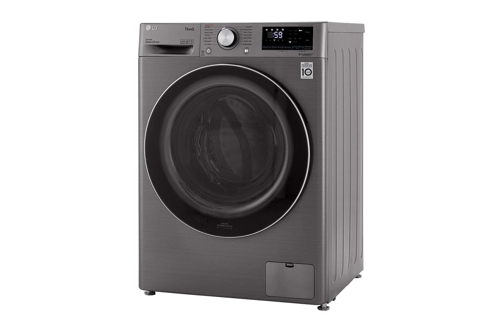 Lg WM1455HVA 2.4 Cu.Ft. Smart Wi-Fi Enabled Compact Front Load Washer With Built-In Intelligence - Image 4
