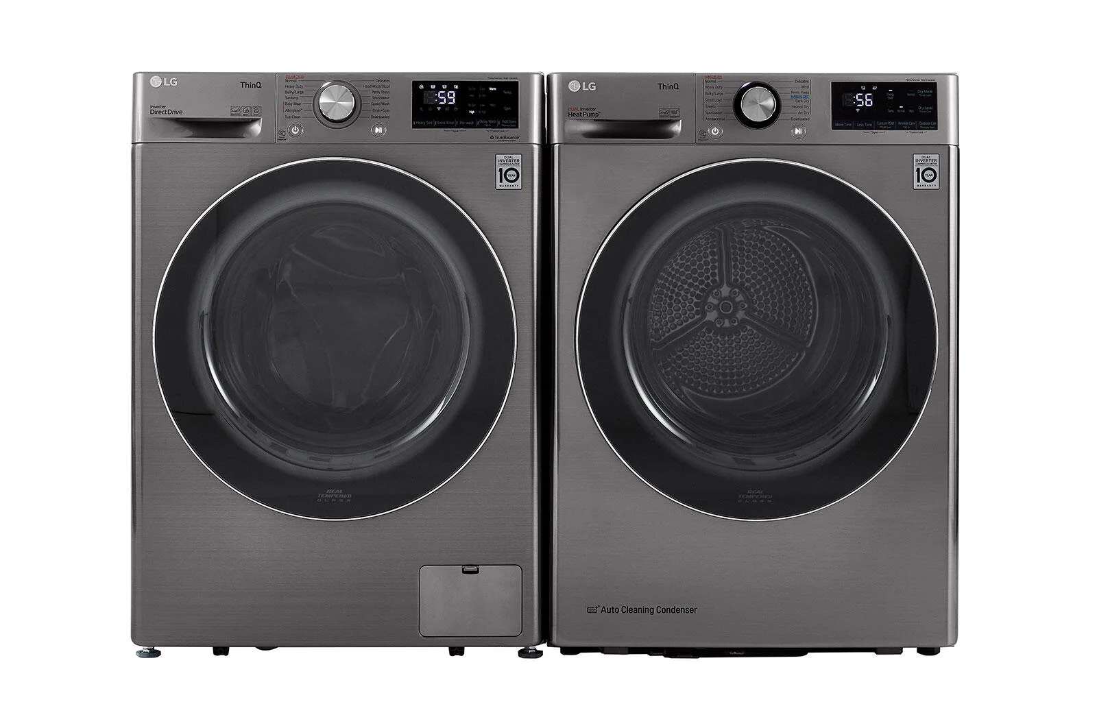 Lg WM1455HVA 2.4 Cu.Ft. Smart Wi-Fi Enabled Compact Front Load Washer With Built-In Intelligence - Image 9