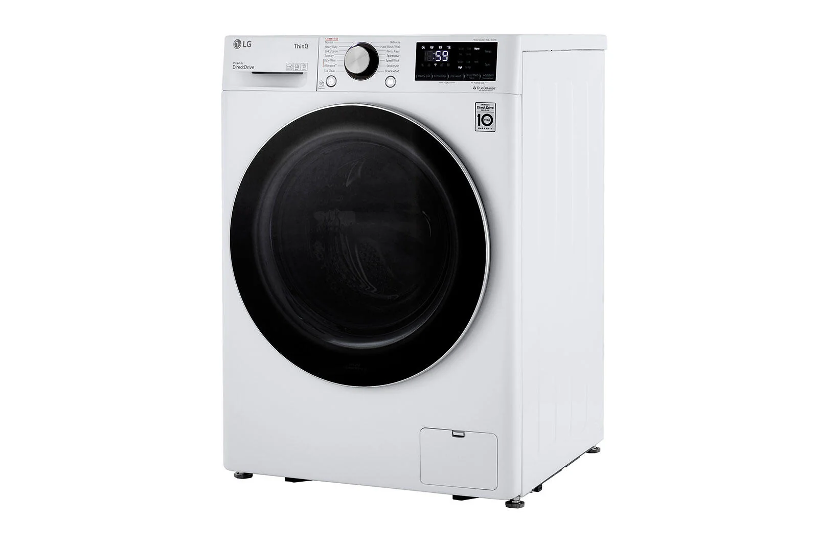 Lg WM1455HWA 2.4 Cu.Ft. Smart Wi-Fi Enabled Compact Front Load Washer With Built-In Intelligence - Image 4