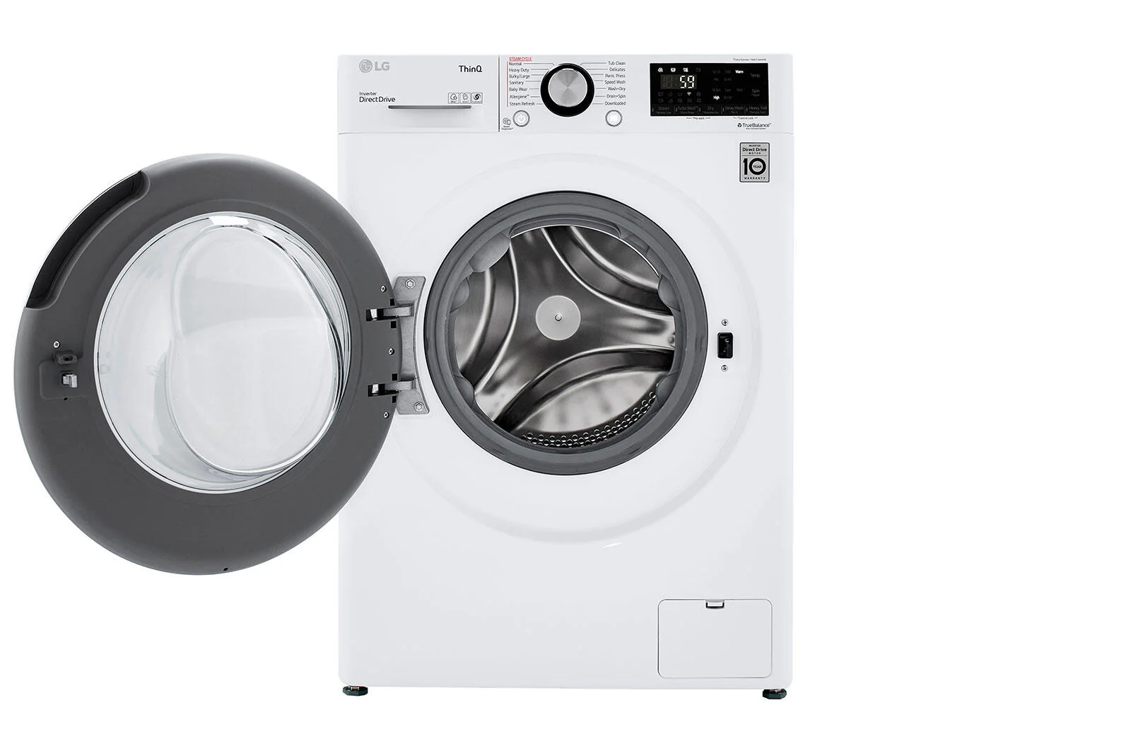 Lg WM3555HWA 2.4 Cu.Ft. Smart Wi-Fi Enabled Compact Front Load All-In-One Electric Washer/Dryer Combo With Built-In Intelligence - Image 2