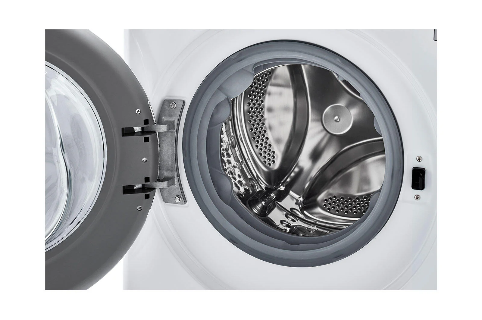 Lg WM3555HWA 2.4 Cu.Ft. Smart Wi-Fi Enabled Compact Front Load All-In-One Electric Washer/Dryer Combo With Built-In Intelligence - Image 6