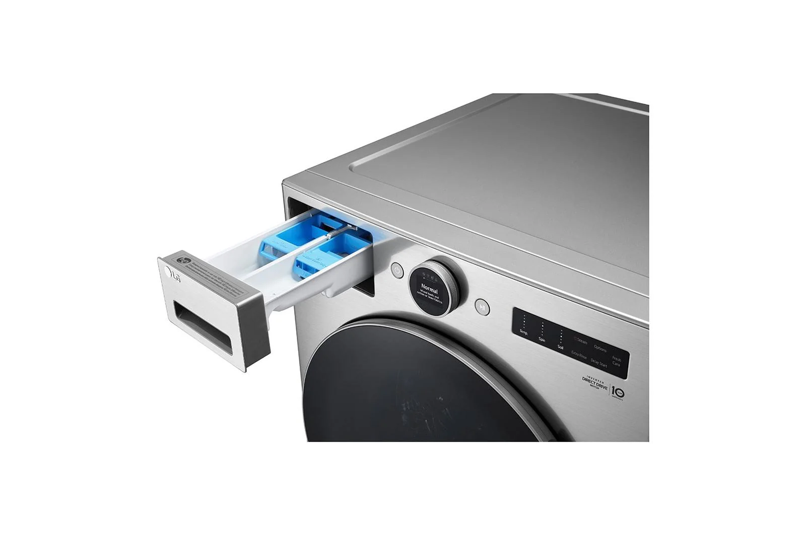 Lg WM5500HVA 4.5 Cu. Ft. Capacity Smart Front Load Energy Star Washer With Turbowash® 360(Degree) And Ai Dd® Built-In Intelligence - Image 9