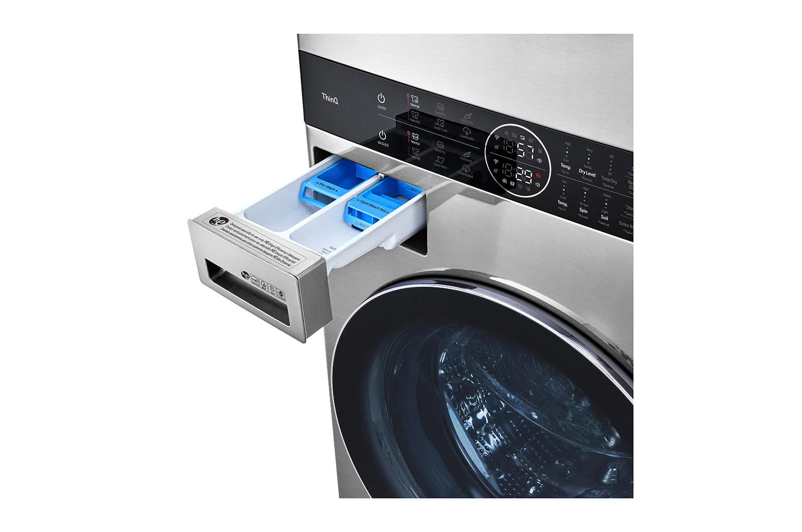 Lg WSEX200HNA Lg Studio Single Unit Front Load Washtower™ With Center Control™ 5.0 Cu. Ft. Washer And 7.4 Cu. Ft. Electric Dryer - Image 11