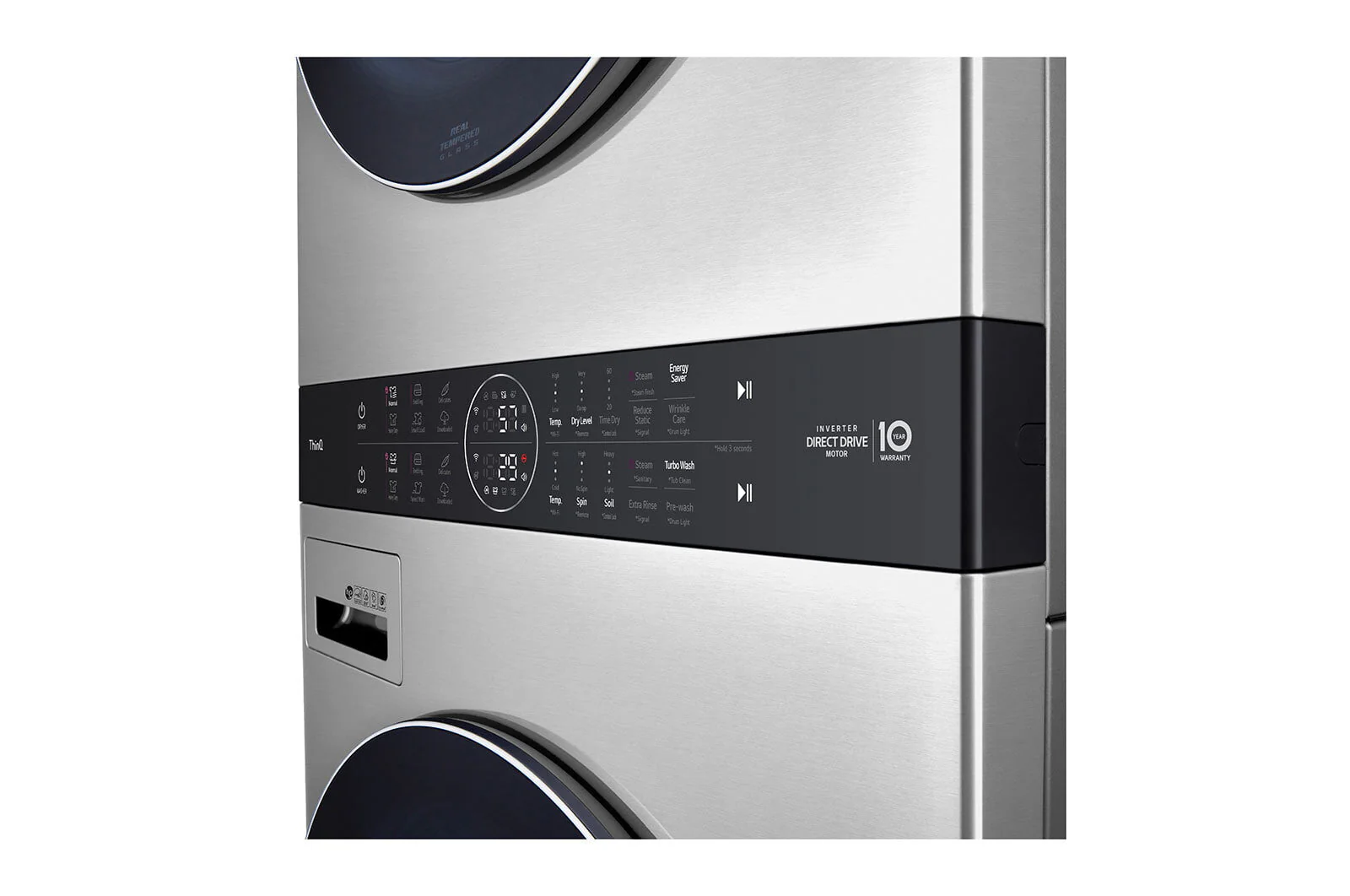 Lg WSEX200HNA Lg Studio Single Unit Front Load Washtower™ With Center Control™ 5.0 Cu. Ft. Washer And 7.4 Cu. Ft. Electric Dryer - Image 9