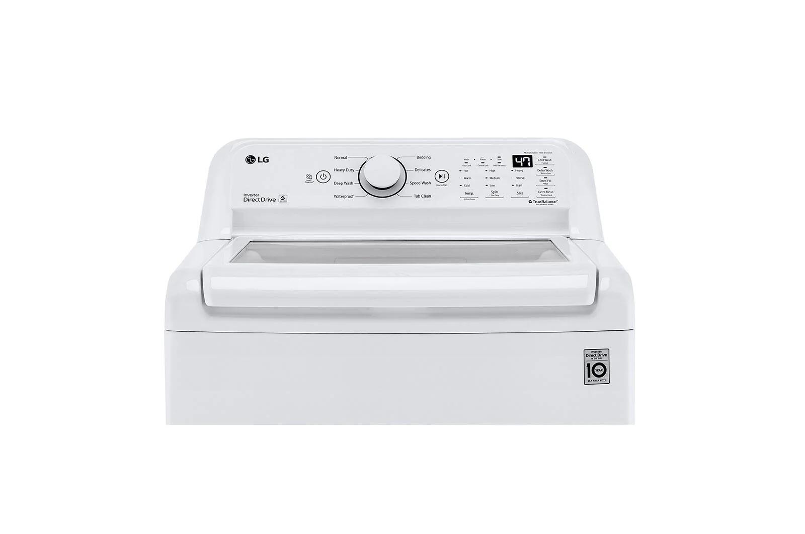 Lg WT7005CW 4.3 Cu. Ft. Mega Capacity Top Load Washer With 4-Way™ Agitator & Turbodrum™ Technology - Image 8