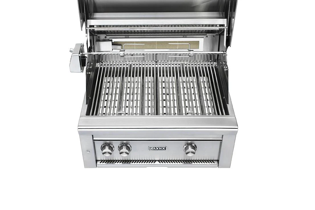 Lynx L30R3PBNG 30" Built-In Grill W/ Rotisserie - Pacific Blue - Image 5