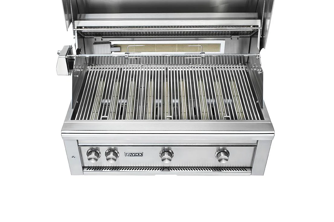 Lynx L36ATRPBLP 36" Built-In Grill - All Trident™ W/ Rotisserie - Pacific Blue - Image 5