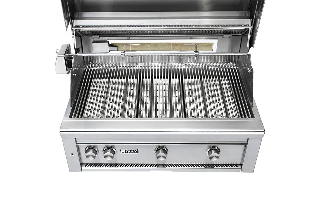 Lynx L36R3LSLP 36" Built-In Grill W/ Rotisserie - Limestone - Image 5