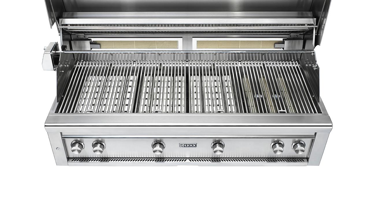 Lynx L54TRLSLP 54" Built-In Grill - 1 Trident™ W/ Rotisserie - Limestone - Image 5