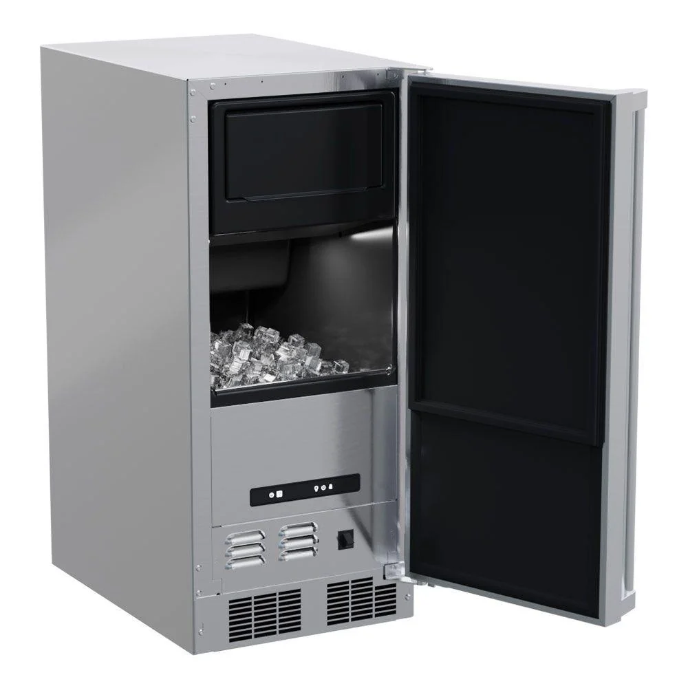 Marvel MOCP215SS01B 15-In Outdoor Built-In Clear Ice Machine With Factory-Installed Pump With Door Style - Stainless Steel - Image 2