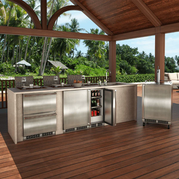 Marvel MORE124SS31A 24-In Outdoor Built-In High-Capacity Refrigerator With Door Style - Stainless Steel - Image 5