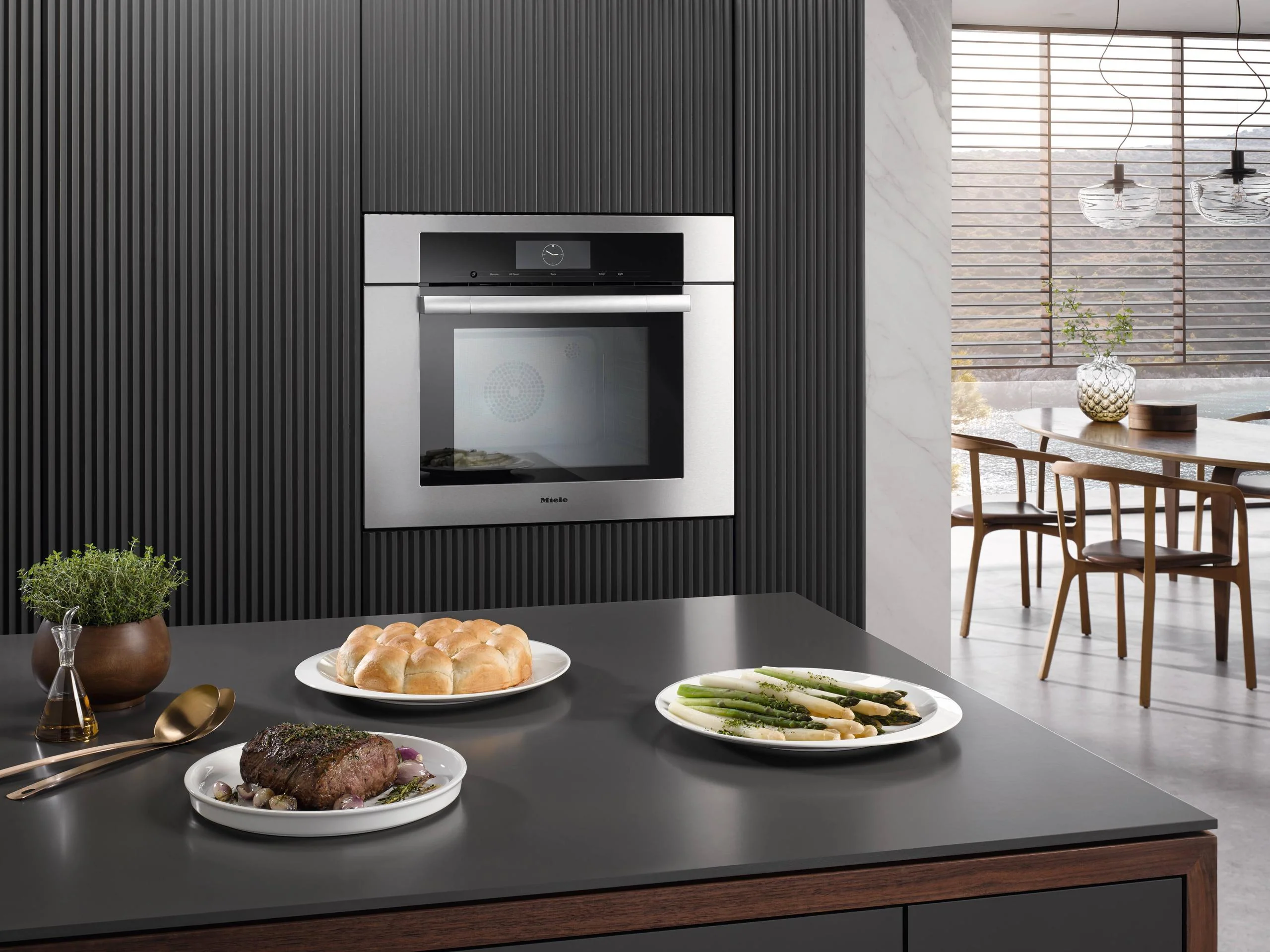 Miele DGC7780CTS Dgc 7780 - 30" Combi-Steam Oven Xxl For Steam Cooking, Baking, Roasting With Roast Probe + Menu Cooking. - Image 3