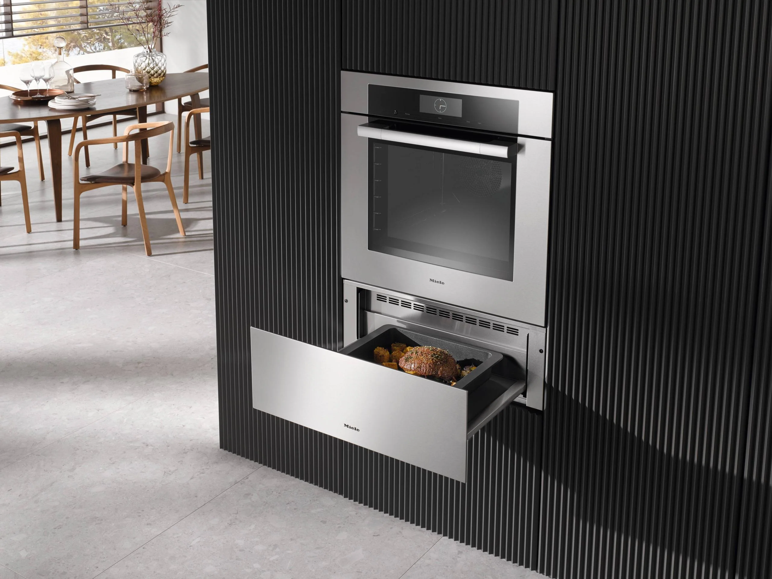 Miele ESW7580CTS Esw 7580 - Handleless Gourmet Warming Drawer, 30-" Width And 10 13/16" Height For Preheating Dishware, Keeping Food Warm, And Slow Roasting. - Image 2