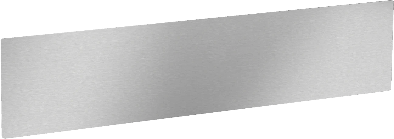 Miele KTK1820 Stainless-Steel Toe-Kick Panel - For High-End Panelwork Of Mastercool Toe-Kicks.