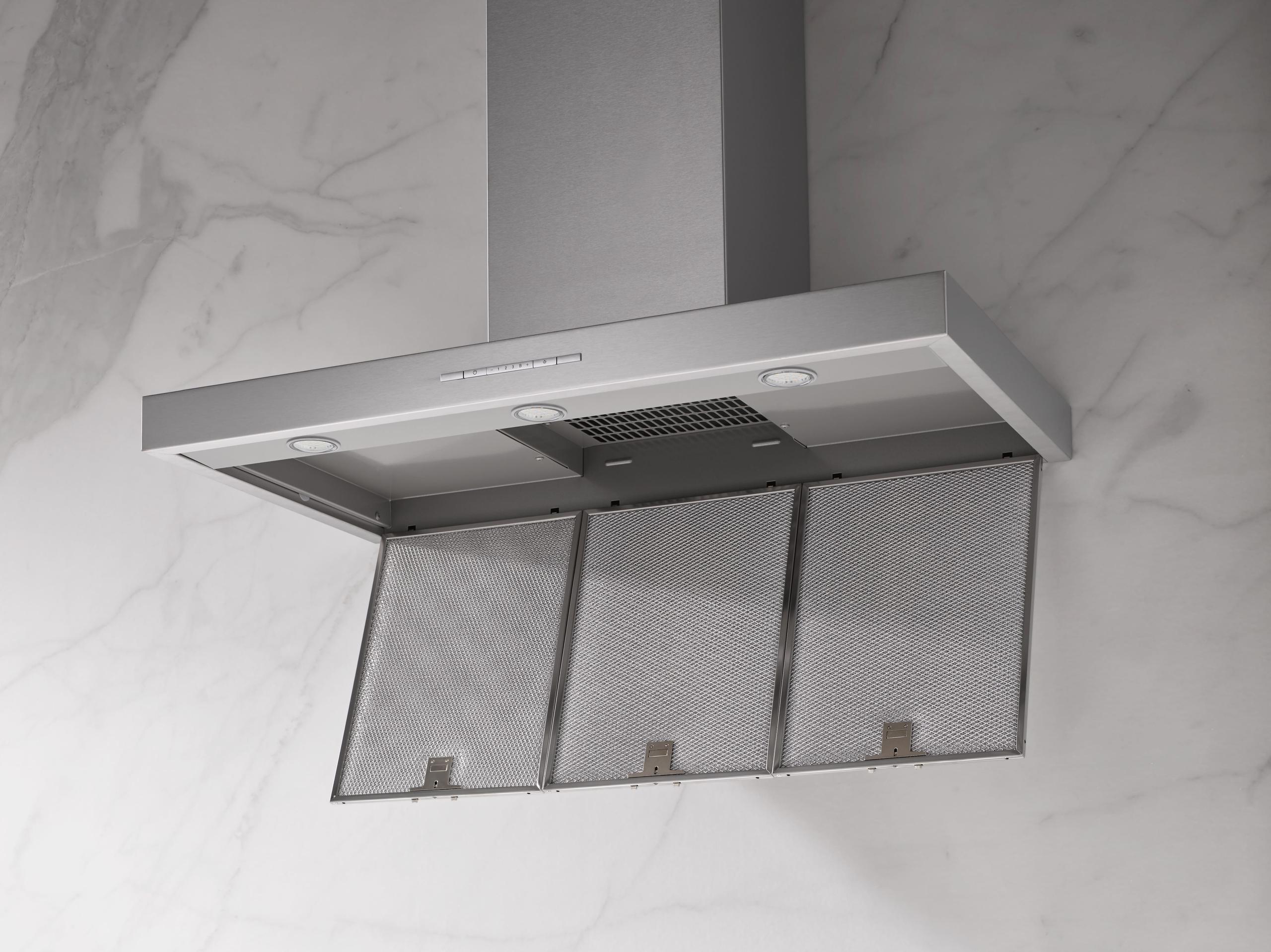 Miele PUR98WSS Pur 98 W - 36-Inch Wall-Mounted Ventilation Hood With Easyswitch Light-Touch Switches For Convenient Operation And Led Lighting - Image 2