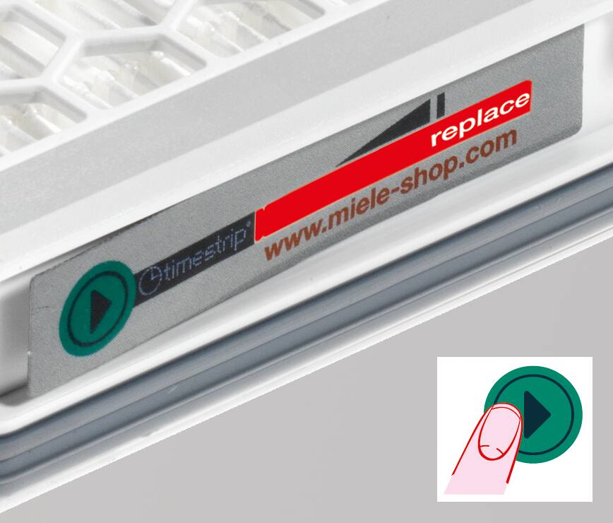 Miele SFHA50 Sf Ha 50 - Hepa Airclean Filter With Timestrip® Safely Traps Fine Dust And Allergens. - Image 4