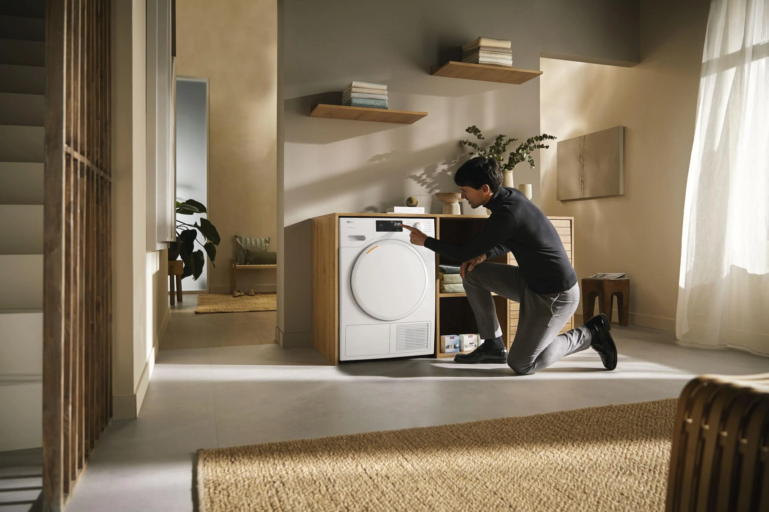 Miele TXD160WP Txd160Wp Lotus White - T1 Heat-Pump Dryer: 18 Lb Directsensor Honeycomb Drum Fragrancedos Miele@Home Ecodry - Image 5