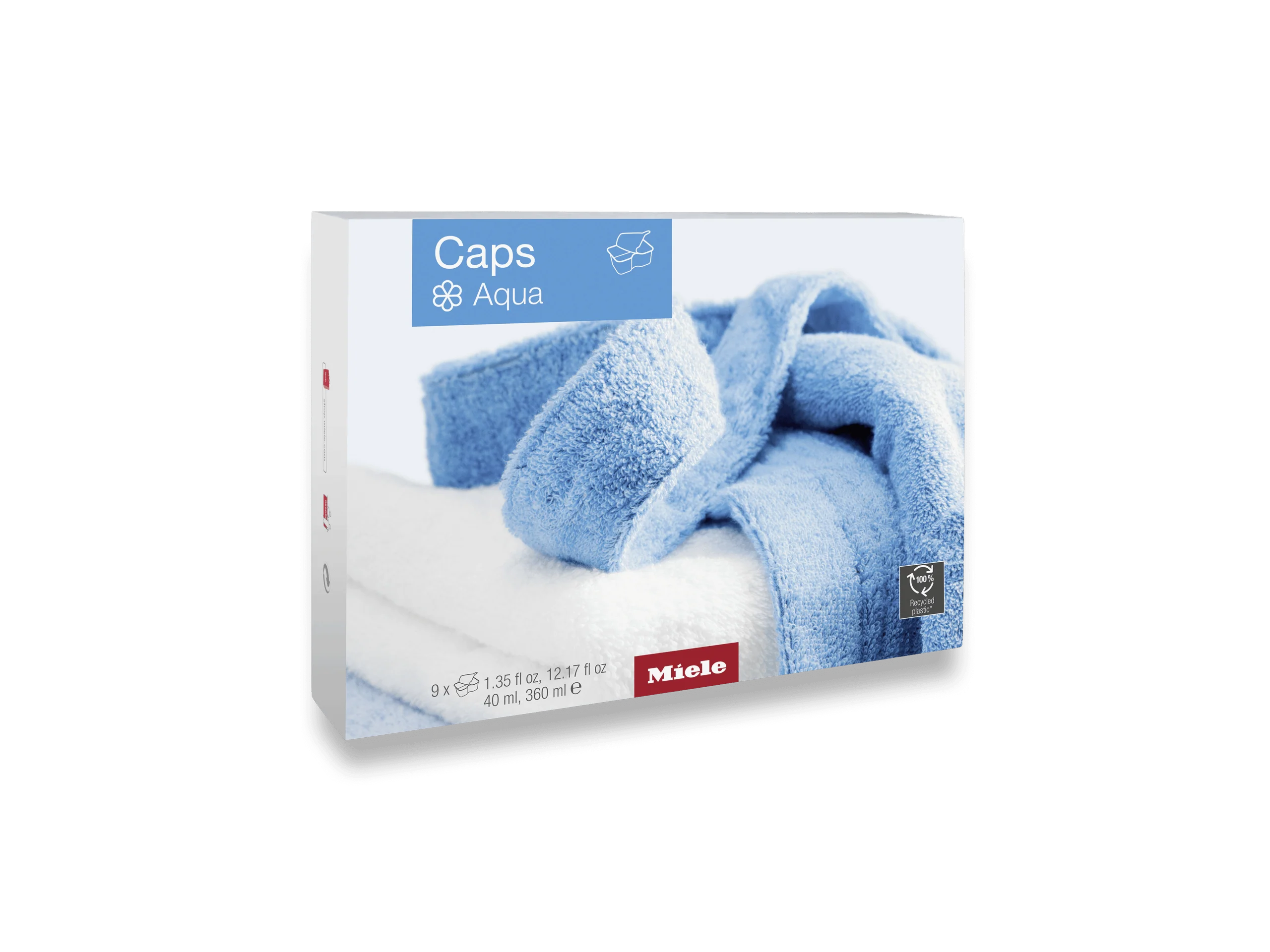 Miele WACSOA0902L Aqua Capsules - 9-Pack Of Fabric Softener For Freshly Scented Laundry. Easyopen. - Image 2